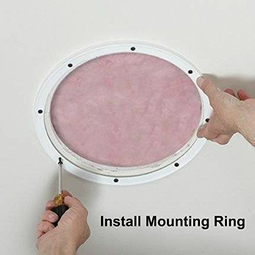 Reliable Hardware RH-4002-10-2-A mounting rings and grills ready for quick installation