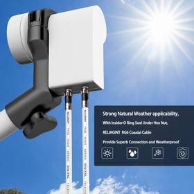 RELIAGINT adapters included simplify quick TV antenna and device extensions.