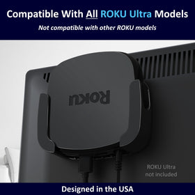 ReliaMount adhesive mount enabling tool-free TV installation.
