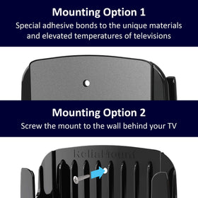 ReliaMount enables seamless setup with no tools required.