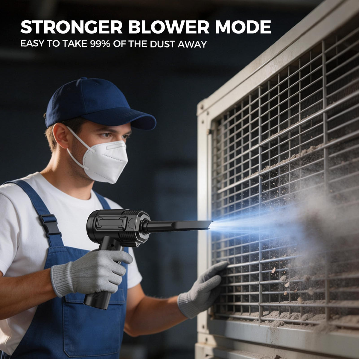 RELIDOL accessories layout with five nozzles and three brushes for cleaning versatility