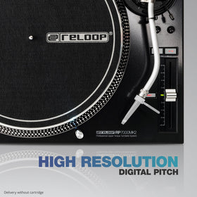 Reloop RP-7000 MK2 tone arm with adjustable VTA for precise tracking