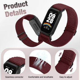 Relting elastic nylon band for Redmi Watch 3 provides soft, quick-drying wear