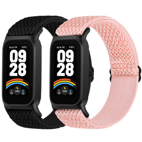 Relting front view of elastic band showing clean finish and color option for comfortable wear