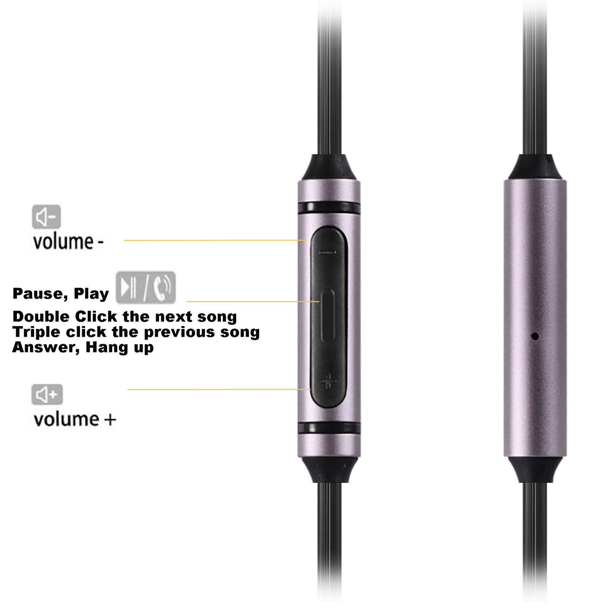 renensin braided cable close-up showing texture and durability for tangle resistance