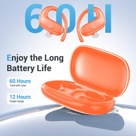 Renmou Bluetooth 5.4 earbuds with stable connection for movies and games.