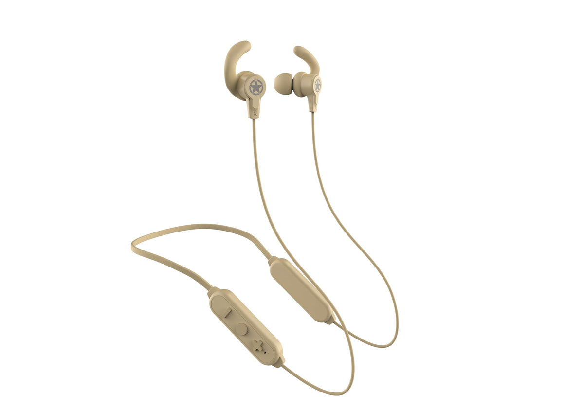 Republic Audio Echo-Alpha-1 front view showing desert finish and durable build benefits