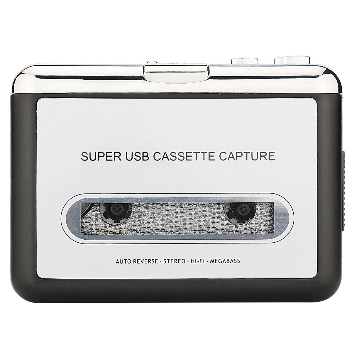 Reshow lifestyle listening park scene with player for portable retro music enjoyment