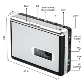 Reshow standalone USB to MP3 converter for quick cassette-to-digital transfers