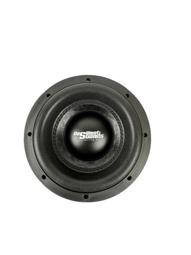 Resilient Sounds Gold 8-In Subwoofer mounting holes prep for secure installation.