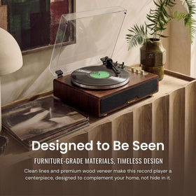 RESONANCE AUDIO WORKS speed control supports 33/45/78 RPM for diverse records