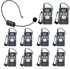 Retekess TR503 transmitter enables clear church translation up to 30m in open spaces.