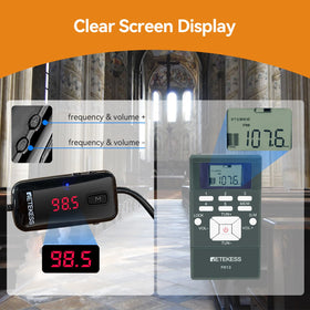 PR13 receiver digital clock helps schedule event timings for organizers.