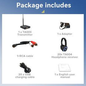 Retekess TA003 multi input support enables mic or external audio