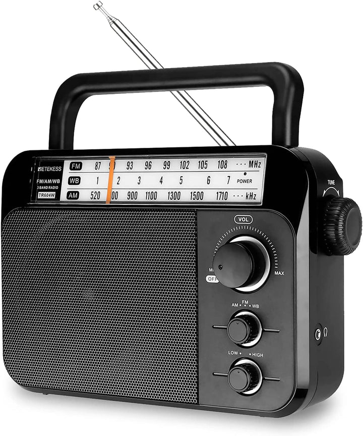 Retekess TR604W front view showing bands and speaker for reliable alerts