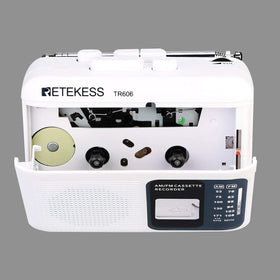 Retekess TR606 side AUX input for external mic or line in recording
