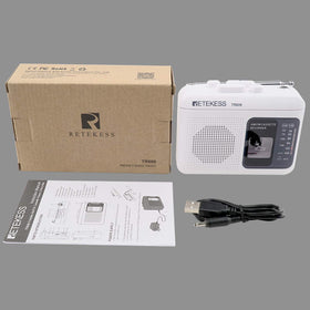 Retekess TR606 tape playback controls including fast-forward and rewind