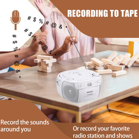 Retekess USB and TF card ports visible for MP3 playback and file access
