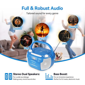 Retekess TR621P TF card slot for quick on-the-go music access