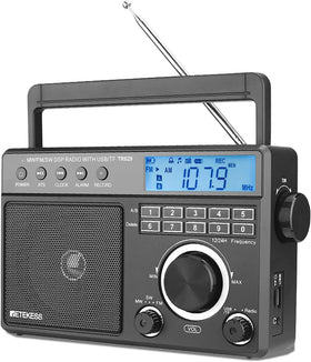 Retekess TR629 front panel view showing controls and display, clear operation benefit