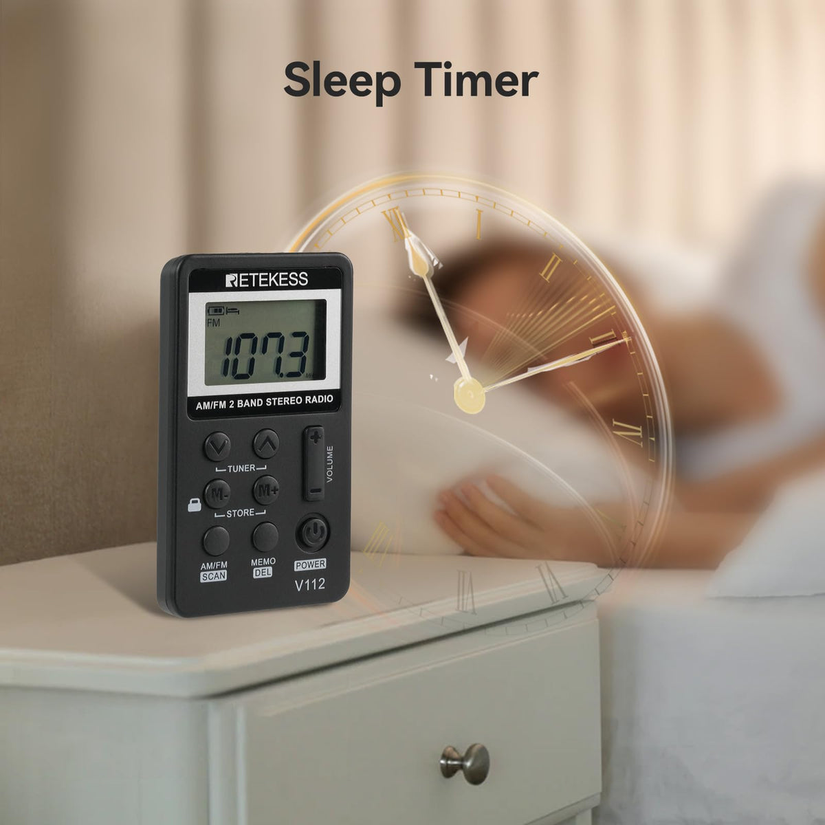 Retekess V112 compact size fits in your palm
