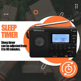 Retekess V115 compact portable design ideal for camping.