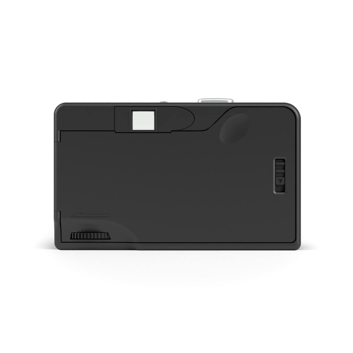RETO 35mm film camera back view emphasizes streamlined, user-friendly body.