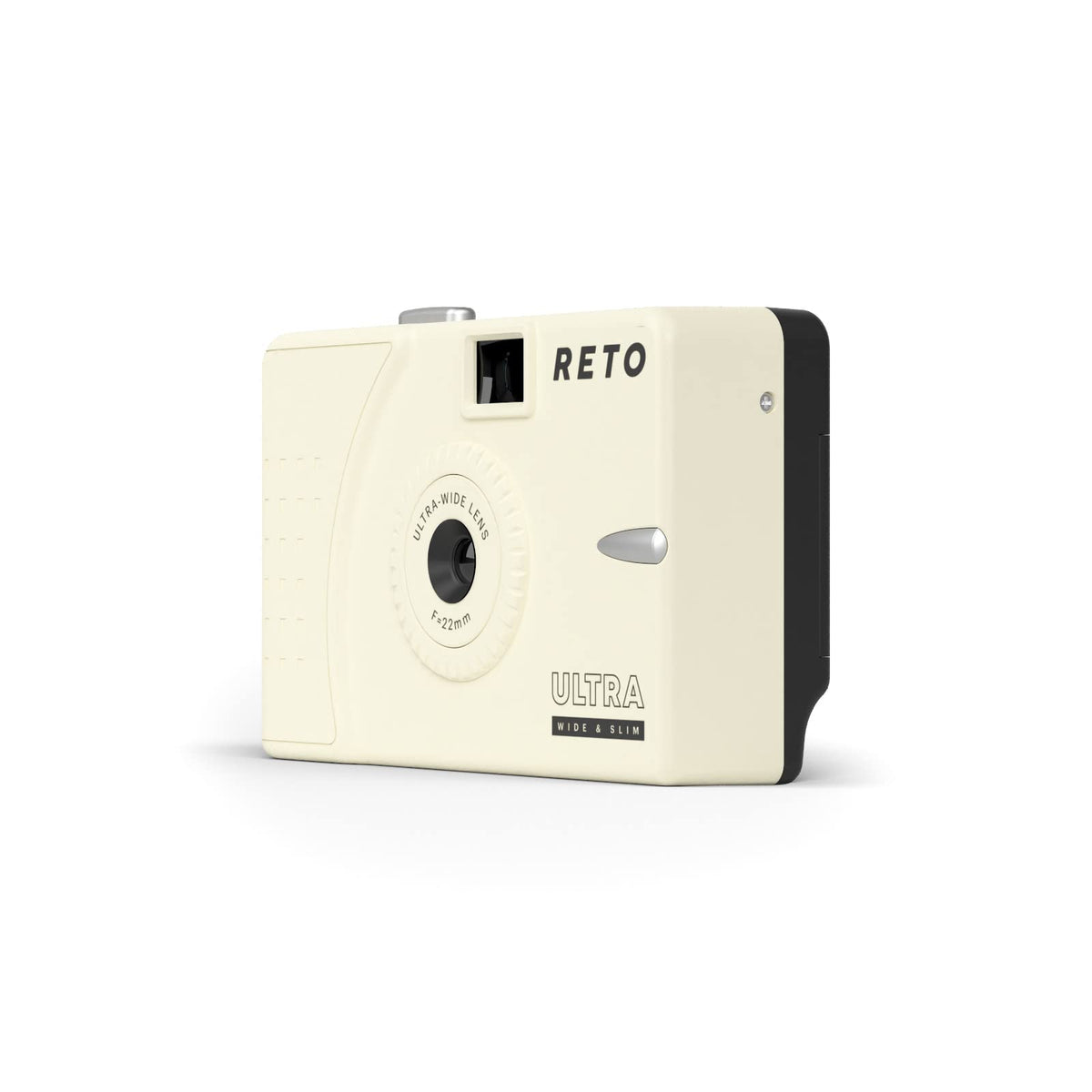 RETO compact in hand demonstrates its pocket-friendly, light design for everyday photography.
