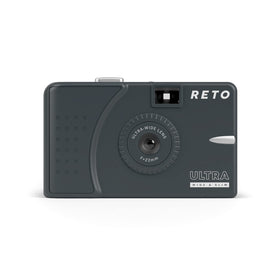 RETO Ultra Wide 35mm camera front view highlighting compact, portable design for everyday carry.