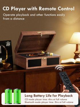 RetroAudio size comparison next to a book to show compact portability