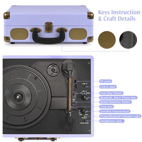 Aux in and headphone jack for private listening and flexible setup