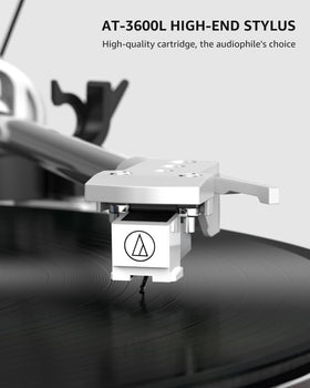 Retrolife belt-drive aluminium platter for smooth rotation and durability