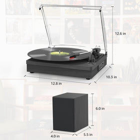 Retrolife built-in speakers deliver hassle-free setup for immediate listening.