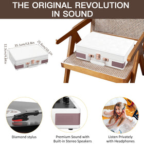 Retrolife built-in speakers providing clear, compact room-filling sound