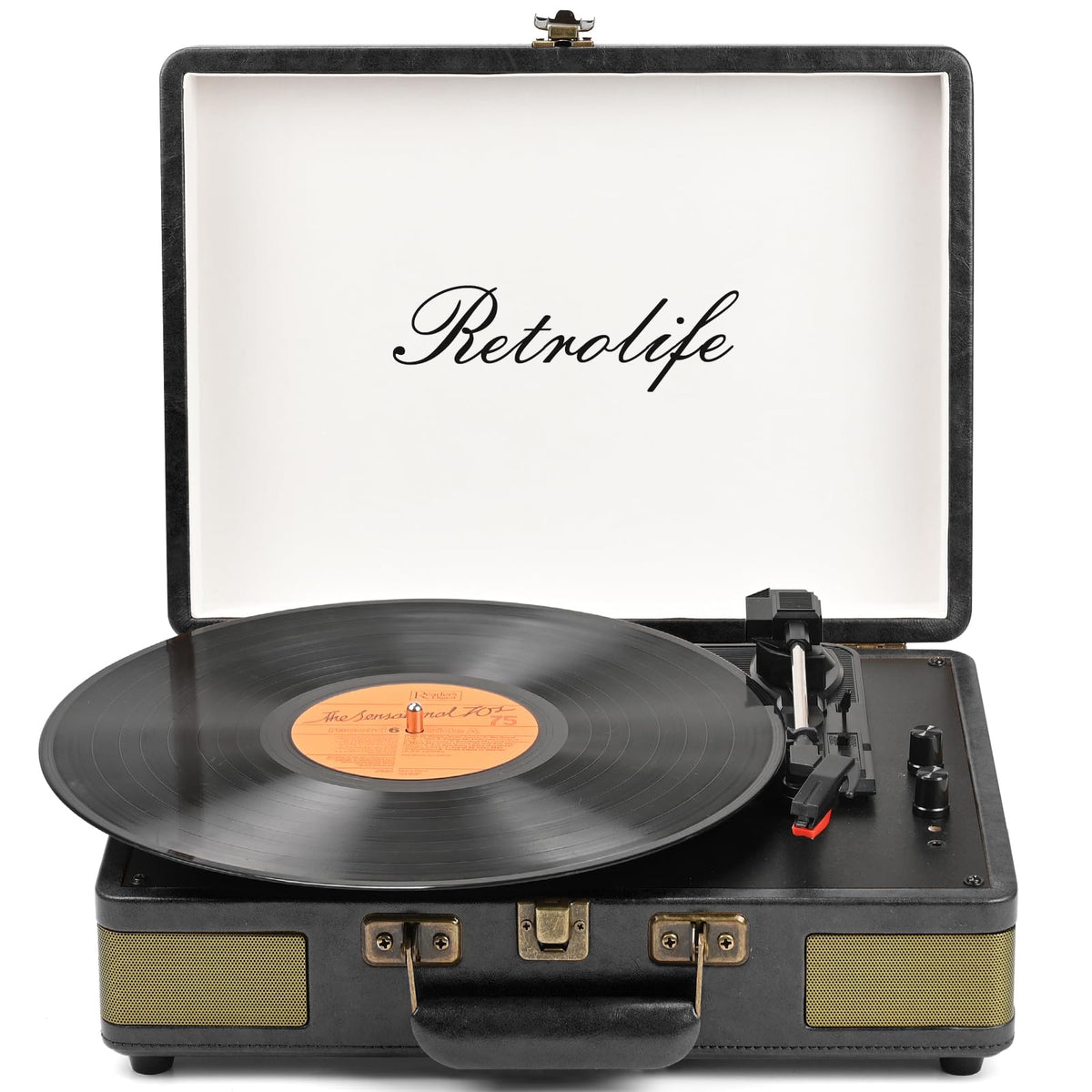 Retrolife PU leather vintage cover adds premium look and portability