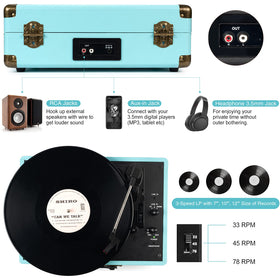 Retrolife RCA line-out and aux-in offer flexible external speaker options