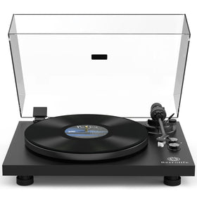 Retrolife record player front view for stylish living room setup and easy listening