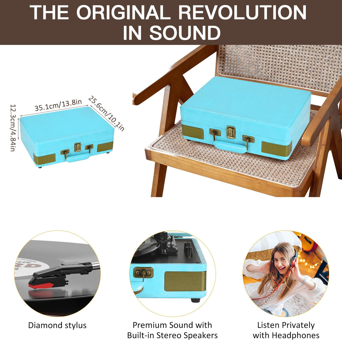 Retrolife side handle and latch demonstrating secure portability and travel-ready convenience