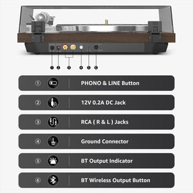 Aluminium platter on Retrolife turntable delivering stable rotation