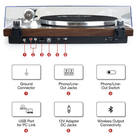 Retrolife turntable diamond stylus cartridge delivers precise tracking and clear highs
