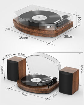 Ideal gift-ready Retrolife vinyl player for birthdays and holidays.