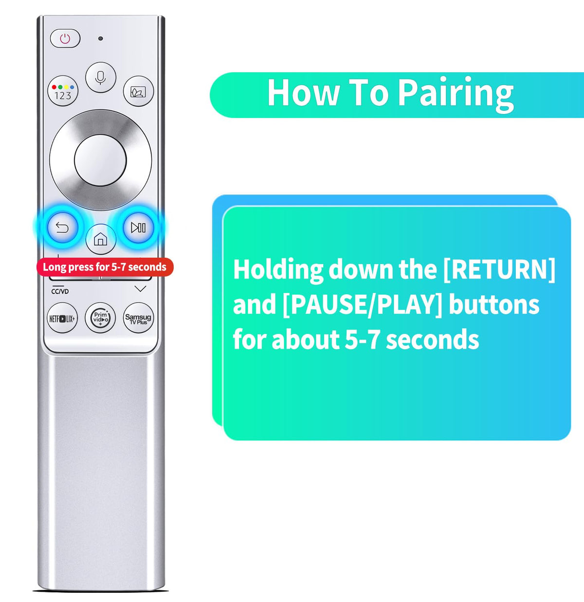 RETROSUN BN59-01346A remote ergonomic design for comfort.