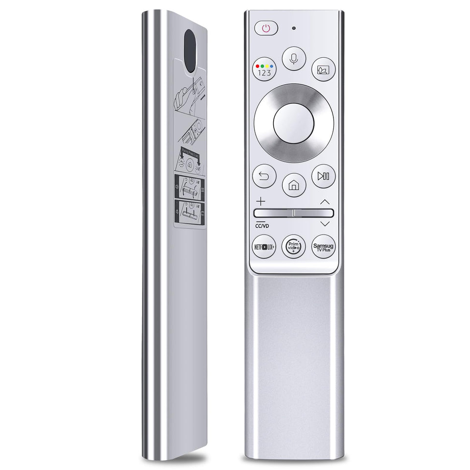 RETROSUN BN59-01346A remote front view for Samsung The Terrace with comfortable grip.