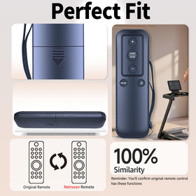 RETROSUN remote back panel with model fit information and durable build benefit