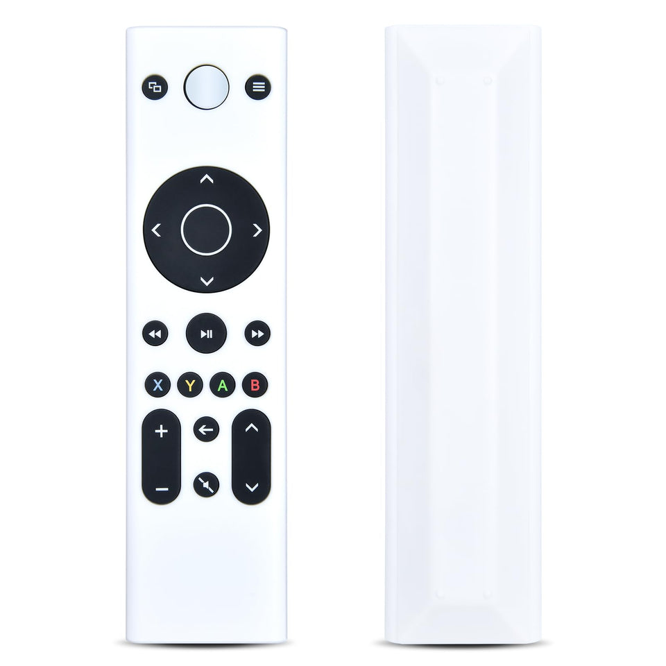 RETROSUN front view of white remote showing overall layout and easy access