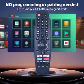 RETROSUN remote in hand to show scale and comfortable grip while navigating