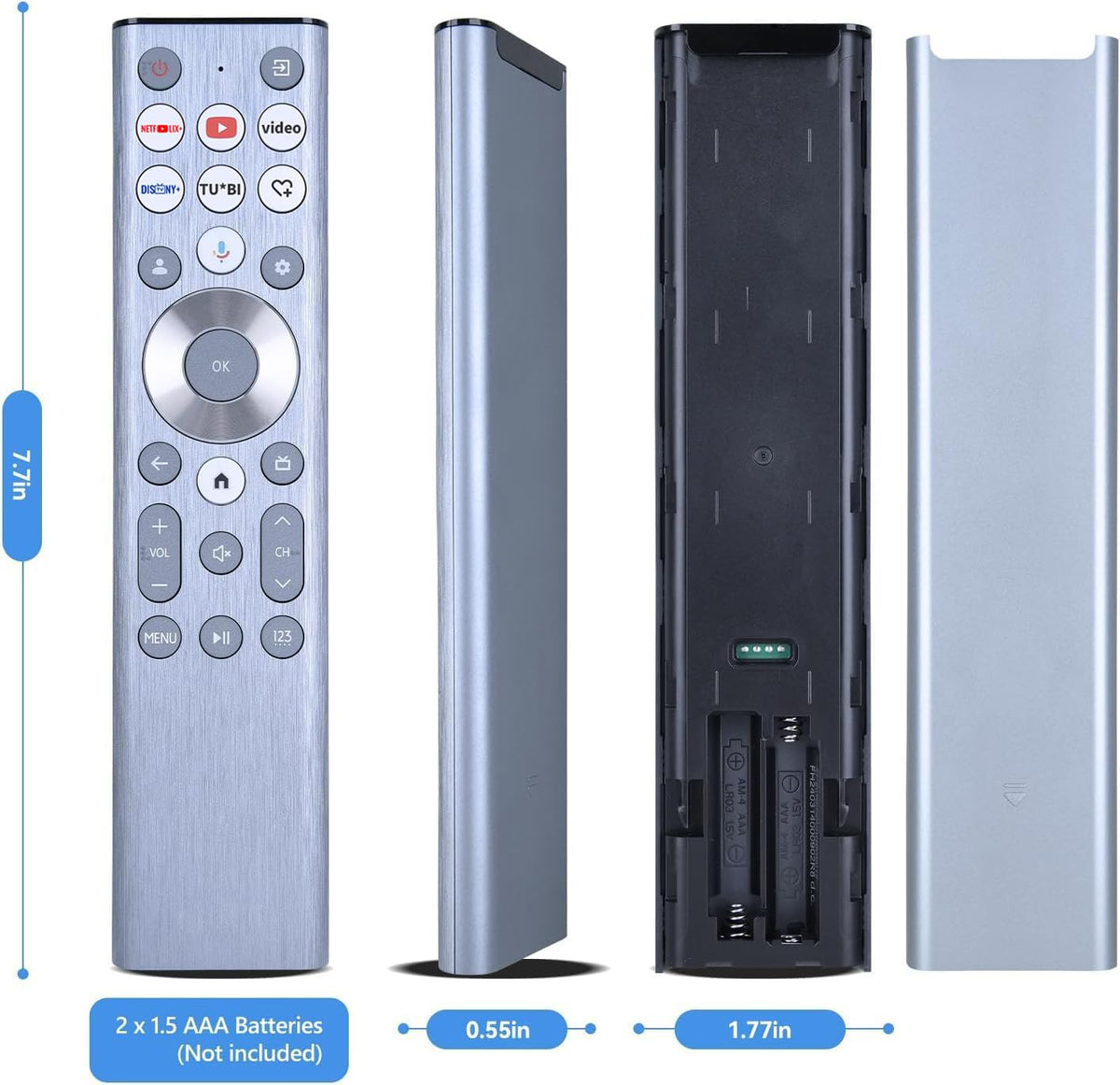 RETROSUN remote boxed with contents displayed for quick unboxing and what’s included
