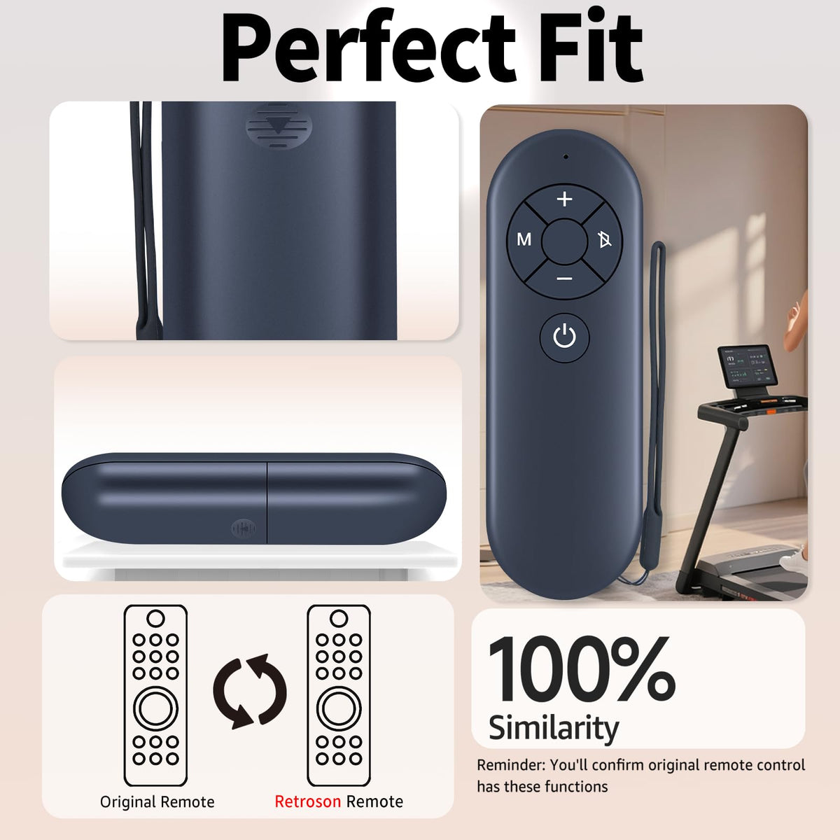 RETROSUN remote paired with HOWHAI walking pad for smooth operation
