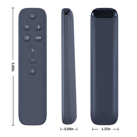RETROSUN remote beside AAA batteries illustrating required battery size