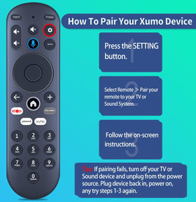 RETROSUN remote in use with Element TV showing seamless streaming control